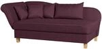 Max Winzer Selma Recamiere mit Armteil links klappbar burgund