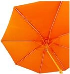 Blumfeldt Calais Sonnenschirm LED Aluminium-Rahmen Polyester-Bespannung UV 50 Orange