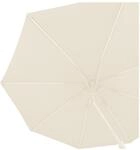Blumfeldt Calais Sonnenschirm LED Aluminium-Rahmen Polyester-Bespannung UV 50 Beige
