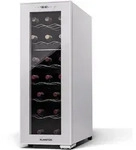 Shiraz 18 Duo Weink&uuml;hlschrank 2 Zonen 53L/18 Flaschen 5-18 &deg;C Touch Wei&szlig; 18