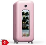 Shirley 15 Uno Weink&uuml;hlschrank 15 Flaschen 5 - 20 &deg;C Touch Retro Pink 15 Flaschen 1