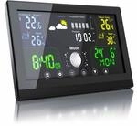 BEARWARE Wetterstation mit Au&szlig;ensensor & LCD Farbdisplay, Luftdruck mit