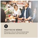 Dark Wave Infrarot-Heizstrahler 2000W Goldbeschichtete Carbonr&ouml;hre IP65 Aluminium