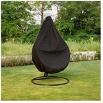 HOME DELUXE Regenabdeckung f&uuml;r H&auml;ngesessel CAPE CIELO - Schwarz