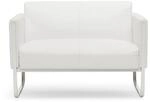 hjh OFFICE Lounge Sofa ARUBA Kunstleder mit Armlehnen