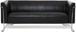 hjh OFFICE Lounge Sofa CURACAO Kunstleder mit Armlehnen