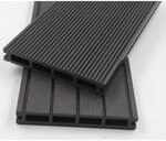 HOME DELUXE WPC Terrassendielen Komplettset (inkl. Unterkonstruktion) SAMANA -