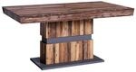 byLIVING Esstisch MATTHEW, Breite 160 cm, mit Auszug 215 cm, Old Wood/dunkelgrau