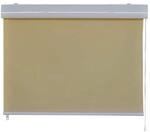 Vertikalmarkise Kassettenrollo Au&szlig;enrollo 1.2x2.3m beige Garten Terrasse