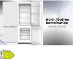 PKM K&uuml;hl Gefrierkombination KHKG173WC Wei&szlig; 161 L LED