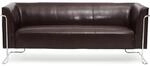 hjh OFFICE Lounge Sofa CURACAO Kunstleder mit Armlehnen
