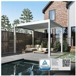 Weide Classic Pergola Aluminium freistehend 3 x 3,6 M Lamellendach wei&szlig;?