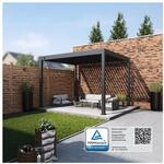 Weide Classic Pergola Aluminium freistehend 3 x 3,6 M Lamellendach anthrazit?