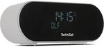TechniSat DIGITRADIO 53 BT DAB+ & UKW Premium Uhrenradio mit Wecker hellgrau