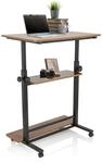 hjh OFFICE Stehschreibtisch WORKSTATION II Melaminharzbeschichtete Spanplatte,
