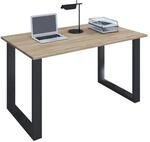 VCM Holz Schreibtisch H. 76 x B. 110 x T. 80 cm Computertisch schlicht F&uuml;&szlig;e