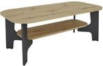 byLIVING Couchtisch JONNY, Breite 110 cm, Artisan Eiche (Eiche-Optik)/anthrazit