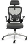 CLOUVOU SmartSeat B&uuml;rostuhl Ergonomisch &ndash; Schwarz