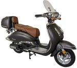 Alpha Motors Motorroller Retro Firenze Limited 50 ccm 45 km/h EURO 5 mattschwarz