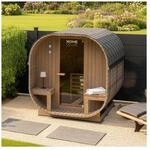 HOME DELUXE Outdoor Sauna CUBE DELUXE L - 194 x 220 cm f&uuml;r 4 Personen