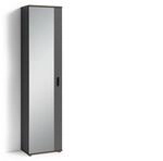 byLIVING Garderobe JAKOB, Breite 49 cm, Old Wood/anthrazit, Spiegelt&uuml;r
