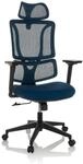 MyBuero Home Office B&uuml;rostuhl ERGOMY Stoff / Netzstoff mit Armlehnen