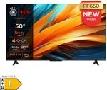 TCL 50PF650 Fernseher 50 Zoll Fire TV 4K UHD Smart TV, HDR Dolby Vision, Alexa,