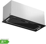 Hektor Eco L&uuml;fterbaustein 60 cm 466 m&sup3;/h Touch Glas Schwarz