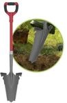 EASYmaxx Spaten- & Wurzels&auml;ge 114cm grau/rot
