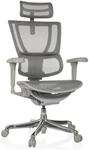 hjh OFFICE Luxus Chefsessel ERGOHUMAN SLIM ULTRA G GEN2 Netzstoff mit Armlehnen
