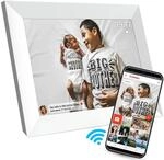 Denver PFF-1026 WLAN Bilderrahmen &ndash; 10,1" Touch-Display, Frameo, wei&szlig;