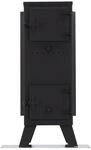 Magnus Kaminofen 7,5 kW mit Schamottstein GT7PR schwarz Ofen f&uuml;r Werkstatt Kamin