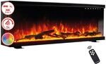 KAMINIO Elektrokamin LEA - Elektrischer 3-in-1 Kamin mit Panoramaview, Heizung,