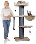 HAPPYPET Premium Kratzbaum Grosse Katzen Stabil 'Cooper' &ndash; 150 cm Gro&szlig;er