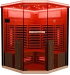 Dewello&reg; Infrarotkabine Infrarotsauna KENORA 140x140 f&uuml;r 2-3 Personen aus