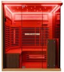 Dewello&reg; Infrarotkabine Infrarotsauna KENORA 160x120 f&uuml;r 2-3 Personen aus