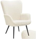 tectake&reg; Sessel, gepolstert, runde Stahlbeine, 72 x 76 x 100,5 cm