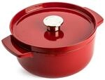 KitchenAid CC006057-001 Br&auml;ter mit Deckel - Rund - 3.3L 22cm Rot