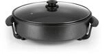 GOURMETmaxx Pizza-Pfanne elektrisch 1500W schwarz