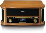 Lenco Retro-Schallplattenspieler aus Holz mit Bluetooth&reg;, DAB+/FM-Radio,