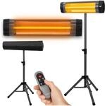 Heidenfeld Infrarot-Heizstrahler IH100, mit Stativ, 850-2500 Watt,...