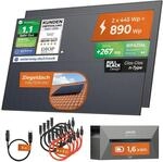 Solarway&reg; All In One Balkonkraftwerk mit Speicher 890W komplett Steckdose -...