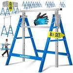 MASKO&reg; Teleskop-Arbeitsbock Untergestell Klappbock max. Belastbarkeit 200 kg 