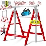 MASKO&reg; Teleskop-Arbeitsbock Untergestell Klappbock max. Belastbarkeit 200 kg 