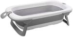 Lorelli Babybadewanne Royal 83 cm faltbar, Kanalabdeckung, stabile Beine grau