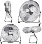 TroniTechnik&reg; Bodenventilator Windmaschine mit drei Geschwindigkeitsstufen 100W,