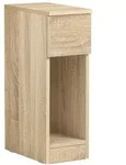 SoBuy Nachttisch mit 1 Schublade Holzfarbe 20x35x60cm Modern