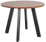 byLIVING Esstisch TARA, Breite 100 cm, Akazie natur/schwarz