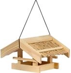 dobar Vogelfutterhaus "Torshavn" mit Schilfdach, h&auml;ngend