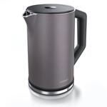 Arendo Wasserkocher 1,5 l 2200 W, Edelstahl, Doppelwand, Temperaturwahl 40 -...